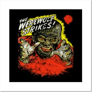 Halloween Werewolf / Wolfman Posters and Art